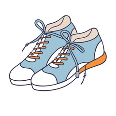 walking shoes with laces icon, walking shoes with laces vector, 