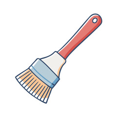 basting brush vector icon, basting brush vector illustration -simple illustration of basting brush, perfect for basting brush logos and icons and themed design 