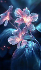 Creative 2D Doodle Floral Illustrations for wallpaper, card, tile