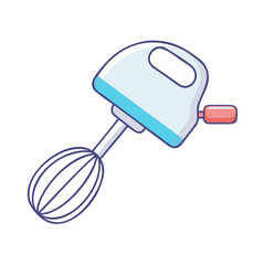 egg beater vector icon, egg beater vector illustration -simple illustration of egg beater, perfect for egg beater logos and icons and themed design 