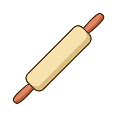 rolling pin vector icon, rolling pin vector illustration -simple illustration of rolling pin, perfect for rolling pin logos and icons and themed design 
