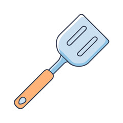 spatula vector icon, spatula vector illustration -simple illustration of spatula, perfect for spatula logos and icons and themed design 