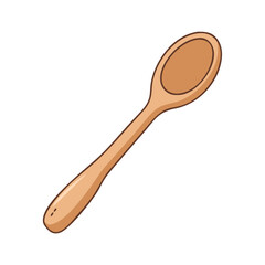 wooden spoon vector icon, wooden spoon vector illustration -simple illustration of wooden spoon, perfect for wooden spoon logos and icons and themed design 