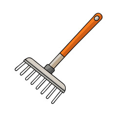 rake vector icon, rake vector illustration -simple illustration of rake, perfect for rake logos and icons and themed design 