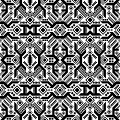 Seamless flower pattern geometric pattern. Background texture in geometric ornamental style. Embroidery for fashion textile and fabric, carpet, wallpaper, clothing, wrapping.