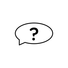 Help icon logo sign set vector outline