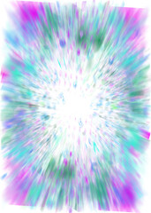 Obraz premium An abstract transparent iridescent color blur design element.