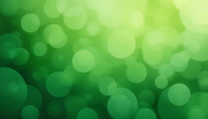 Obraz premium Abstract Green Bokeh Background Image