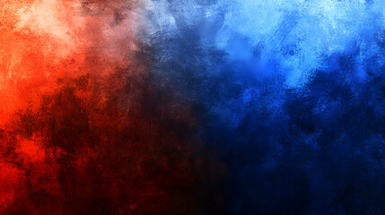 Fototapeta premium Abstract red and blue grunge background texture. Perfect for design projects needing a vibrant, textured backdrop.