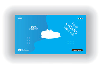 Black Friday super sale social media banner or post template