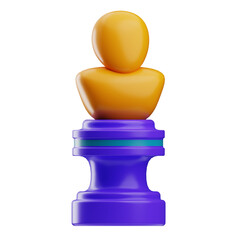 Colorful Game Piece for Board Games and Activities