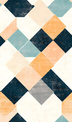 Fototapeta premium Seamless Tile Patterns Featuring Intricate Geometric and Floral Motifs, Hand-Drawn Doodles, and Traditional Ethnic Designs in Muted and Vibrant Color Palettes