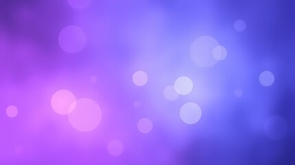 Abstract Purple Blue Bokeh Background Soft Glow Lights Design