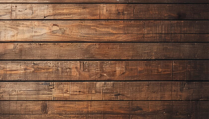 Fototapeta premium Brown wooden background. Wooden planks. Wood texture. Natural wooden wall background or texture.