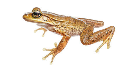 Obraz premium April Fools’ Day PNG Illustration of a Toy Frog, transparent background, isolated on white, PNG file