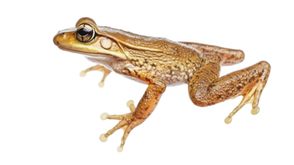 April Fools’ Day PNG Illustration of a Toy Frog, transparent background, isolated on white, PNG file