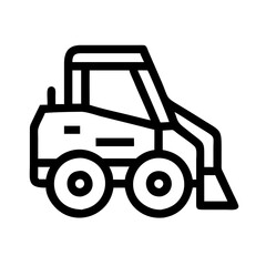 Naklejka premium skid-steer-loader 