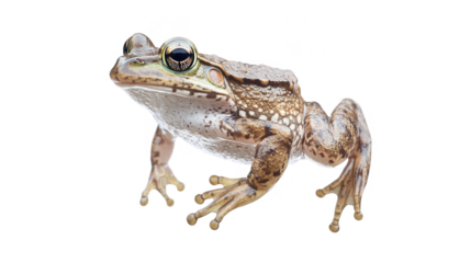 April Fools’ Day PNG Illustration of a Toy Frog, transparent background, isolated on white, PNG file