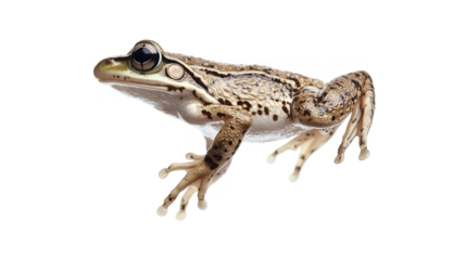 April Fools’ Day PNG Illustration of a Toy Frog, transparent background, isolated on white, PNG file