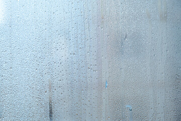 drops of condensation on the windows