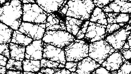 Cracked marble surface