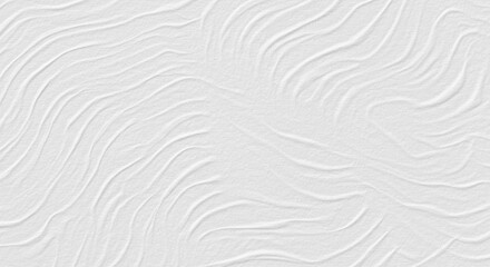 White Textured Background Abstract Wavy Lines Subtle Pattern Soft Curves Elegant Design Seamless