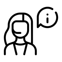 customer service line icon
