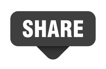 share sticker. share sign on transparent background