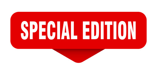 special edition sticker. special edition sign on transparent background