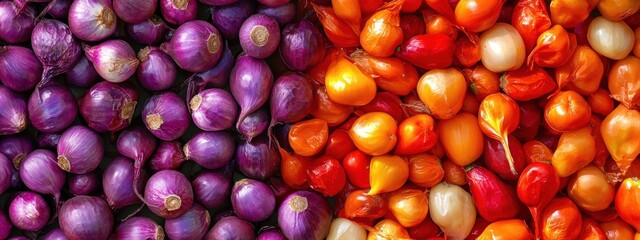 Colorful vegetables background