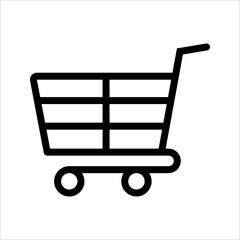 Shopping Cart icon set. for mobile concept and web design. vector illustration on white background	