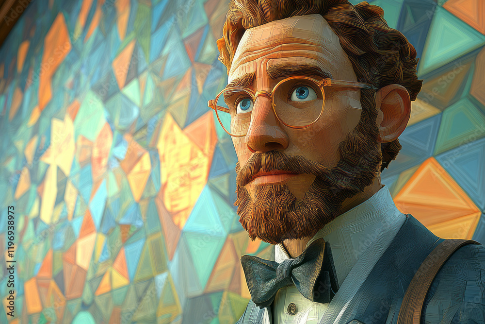 Aufkleber a forgetful teacher constantly mixes up studentsâ€™ names and assignments, creating a series of funn