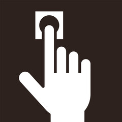 Hand activate push button, Hand activate alarm, Biometric fingerprinting