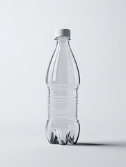 Clear Plastic Bottle - Modern Beverage Packaging Design