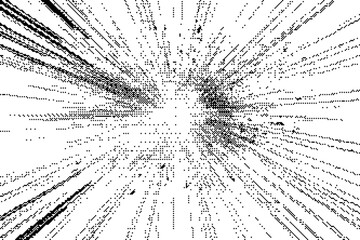 Speed lines as manga comic pixel effect on transparent background. Cartoon anime action background. Vector illustration of blast motion effect or explosion frame. Flash ray blast glow.