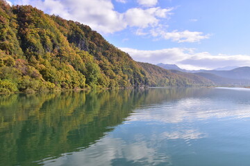한국 단양 풍경