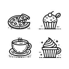 your minimalist bread icon with clean lines on a white background