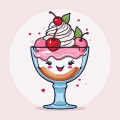 Cute Kawaii Sweet Dessert