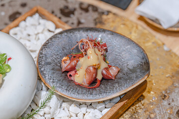 Gourmet Squid Salad Appetizer