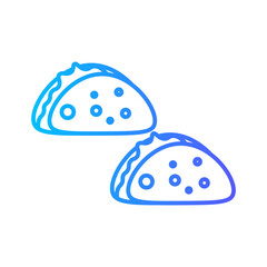 taco gradient icon