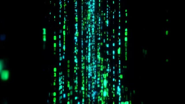 Flow of digital data streams in virtual matrix environment