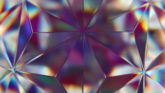 Glossy dispersion diamond. Computer generated