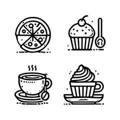 your minimalist bread icon with clean lines on a white background