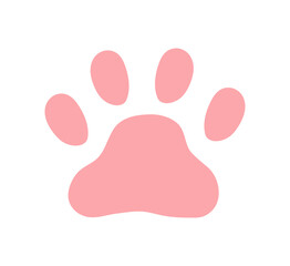 Dog Paw icon. Cat paw icon. Animal foot print. Vector illustration