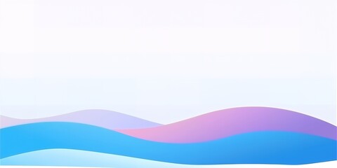 Obraz premium Abstract Pastel Wave Background Serene Blue Pink and Purple Hues