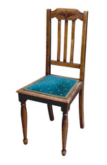 A comfortable wooden chair