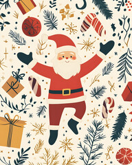 Fototapeta premium Luxurious Christmas and Holiday Promotion Banner with Elegant Ornaments, for Tags, Posters, and Banners with Ample Space for Custom Text Overlay
