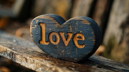 Text Love Logo Simple Design