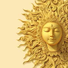 lord god Surya Indian hindu festival Makar Sankranti Chhath Puja pongal background diwali