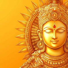 lord god Surya Indian hindu festival Makar Sankranti Chhath Puja pongal background diwali